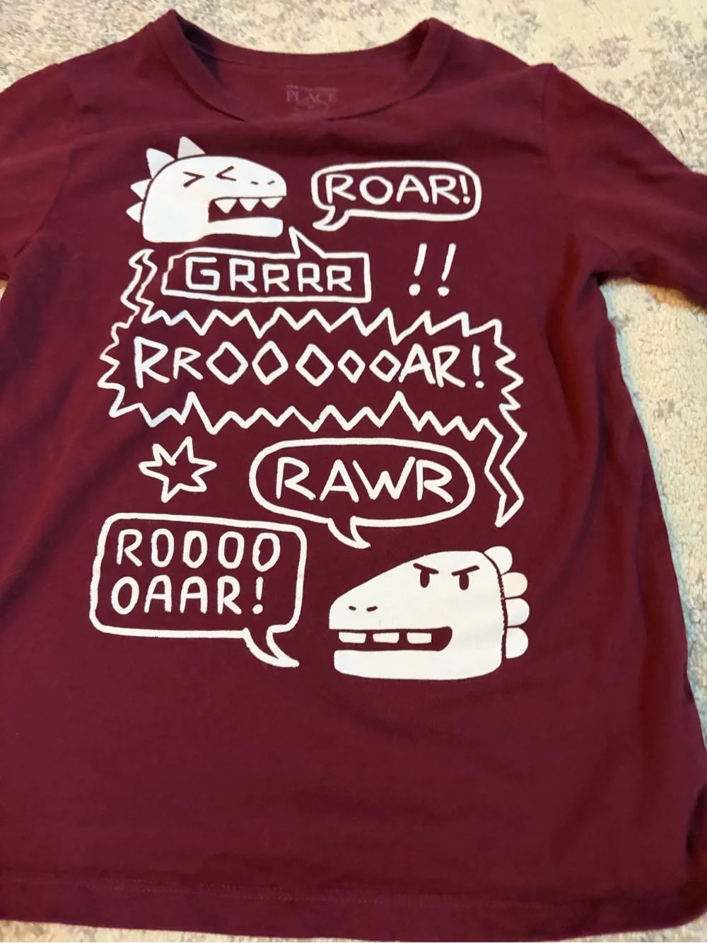 5t Dino long sleeved shirt